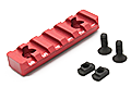 AD Custom M-LOK 6 slots rail (Red)
