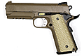 WE TECH Desert Warrior 4.3 OPS Full Metal GBB Pistol (Tan)