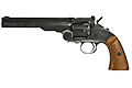WinGun Break Top Major 3 1877 CO2 Powered Airsoft Revolver (Antique Black)