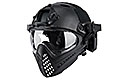 WoSport Piloteer Fast Helmet Adapter Face Mask - BK