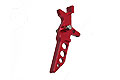 ASD Custom CNC M4 Competition Trigger (Anodized, Red, Type B)