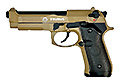 Double Bell Full Metal Taurus M92 GBB Pistol (Tan)