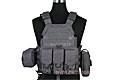 EMERSON LBT6094A style Plate Carrier w 3 pouches (WG, 500D)