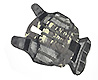 HRG Helmet Cover For Airframe Helmet (Multicam Black)