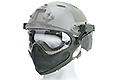 Pilot Face Mask w/ Steel Mesh Lower Face Protection OD