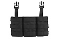 HRG Tactical Triple Mag Pouch - BK