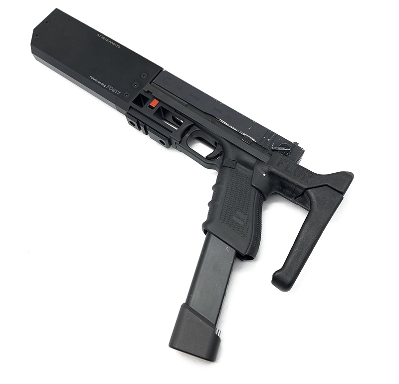RGW FD917 Dummy Airsoft Suppressor For Glock. 