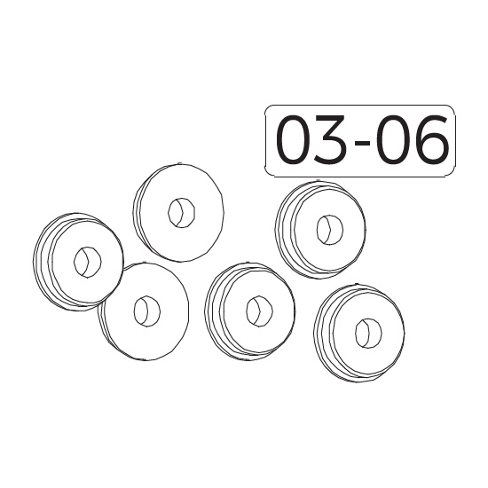 Well Pro WE07/13/DSG Tempered Steel Bushings - Part # 03-06