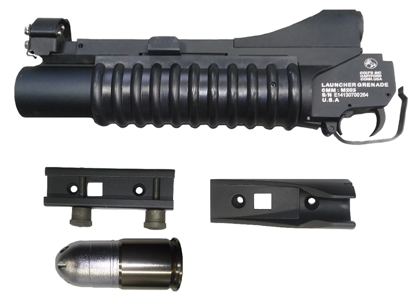 Cybergun Licensed M203 Grenade Launcher /W 40mm Grenade. 