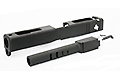 Guns Modify CNC Aluminum G18 Slide (Full marking, BK)