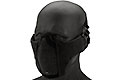 Matrix Iron Face Padded Lower Half Face Mask (Color:BK)